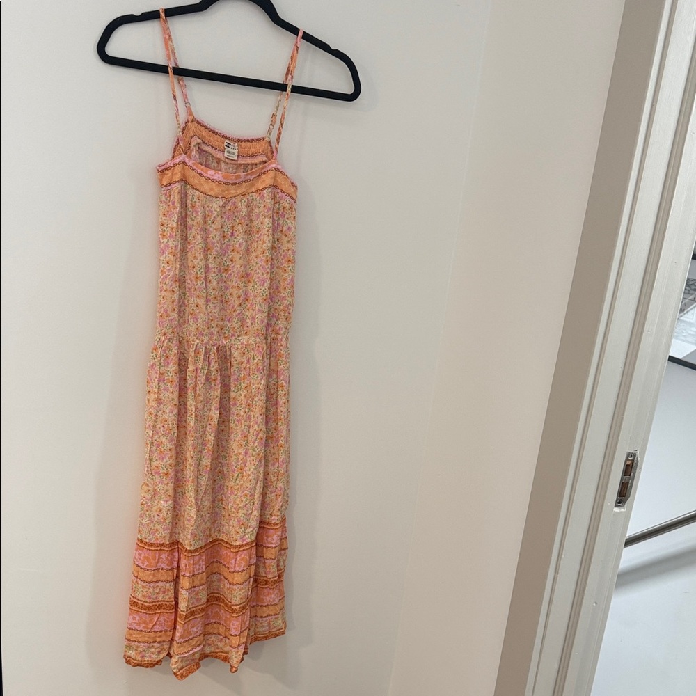 Billabong Billabong Wish For You Dress Orange and Pink Strappy Dress